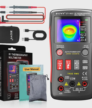 ZOYI ZT-R01: 2-in-1 Thermische Camera & Multimeter met 25000 Counts True RMS