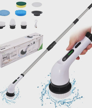 Draadloze Elektrische Spin Scrubber: Multifunctionele Schoonmaakborstel voor Huis en Auto
