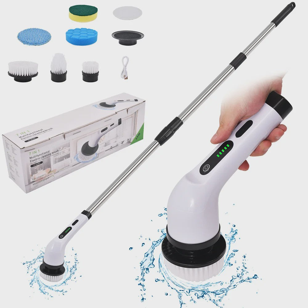 Draadloze Elektrische Spin Scrubber: Multifunctionele Schoonmaakborstel voor Huis en Auto