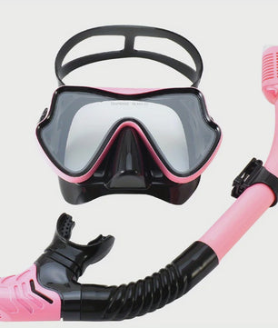 Professionele Duikbril en Snorkel Set voor Volwassenen - Panoramisch Gehard Glas