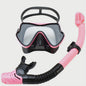 Professionele Duikbril en Snorkel Set voor Volwassenen - Panoramisch Gehard Glas