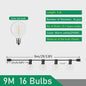 Waterdichte LED Tuinslinger Verlichting G40 - 9M tot 17M - Sfeervolle Buitenverlichting