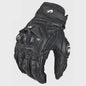 Supertech Motorhandschoenen Leer - 4 Seizoenen Race & Rijhandschoenen voor Heren en Dames (Zwart/Wit)