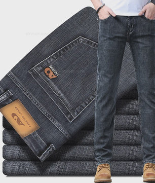 Lichtblauwe Slim Fit Jeans Heren - Stijlvolle Casual Stretch Denim