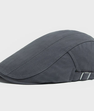 Klassieke Heren Baret - Stijlvolle Vintage Katoenen Pet met Vizier