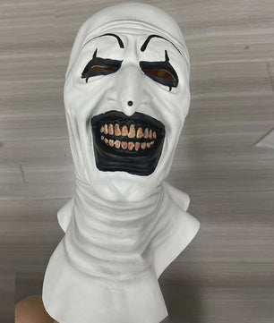 Art The Clown Kostuum & Masker - Terrifier 2 Cosplay Jumpsuit voor Heren en Dames
