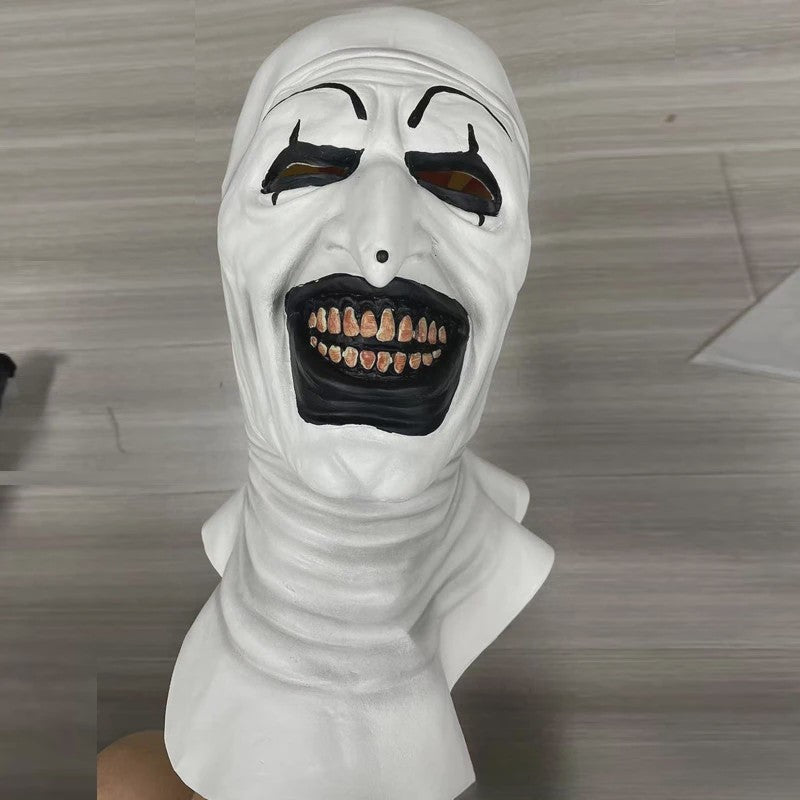 Art The Clown Kostuum & Masker - Terrifier 2 Cosplay Jumpsuit voor Heren en Dames