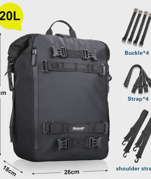 Rhinowalk Motor Bagage Tas 10/20/30L - Waterdicht, Multifunctioneel & Universeel