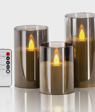 Set LED Kaarsen met Afstandsbediening en Timer - Sfeervol voor Kerst & Bruiloft
