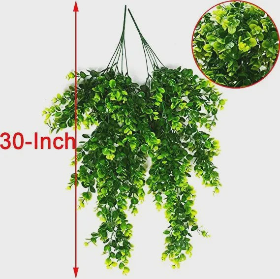 4x Kunst Hangplanten - Nep Boston Varens voor Buiten en Binnen Decoratie