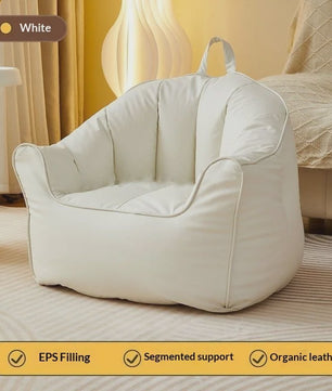 Kinder Pompoen Fauteuil Zitzak - Wasbare Hoes, Krasbestendig & Comfortabel