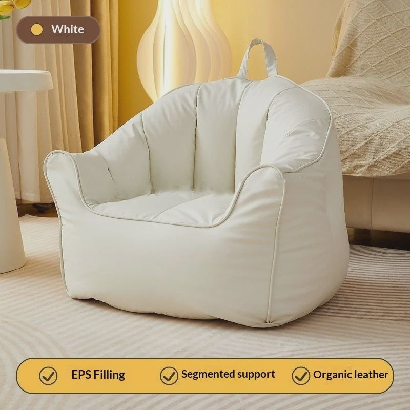 Kinder Pompoen Fauteuil Zitzak - Wasbare Hoes, Krasbestendig & Comfortabel