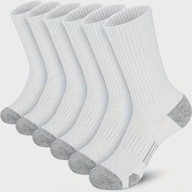 5 Paar Hoge Kwaliteit Heren Sportsokken - Comfortabel & Zacht voor Fietsen, Hardlopen & Outdoor