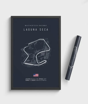 F1 Circuit Poster: Monaco Imola Track Art - Stijlvolle Motorsport Wall Art