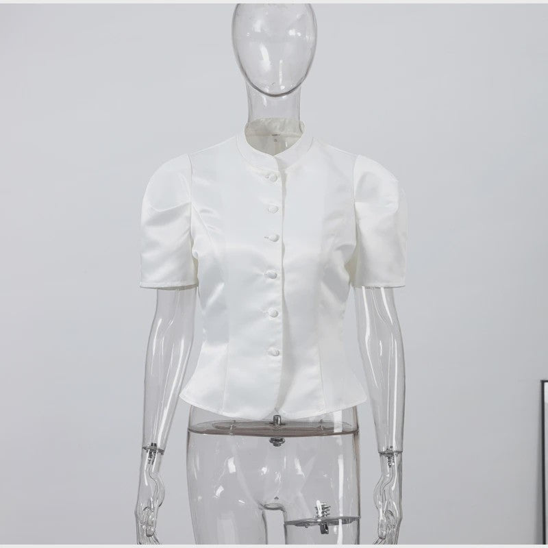 Dames Asymmetrische Blazer met V-hals en Lange Mouwen - Casual Lente Jasje