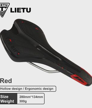 LIETU Fietzadel - Comfortabel MTB & Racefiets Zadel met Siliconen Gel Kussen en Antislip Grip