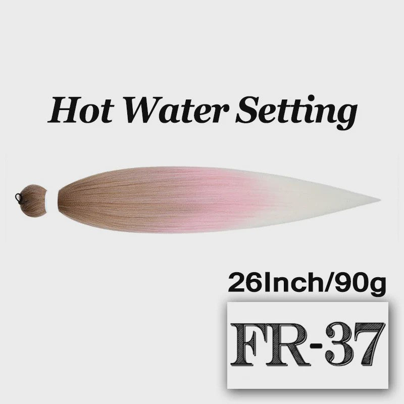 Pre-stretched Braiding Hair 26 Inch - Synthetische Haarverlengingen voor Crochet Braids in Kleuren