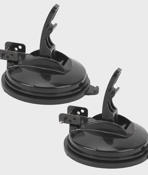 Zware Zuignappen Zwart - Set van 1, 2 of 4 - Voor Luifels, Tentschermen & Camper