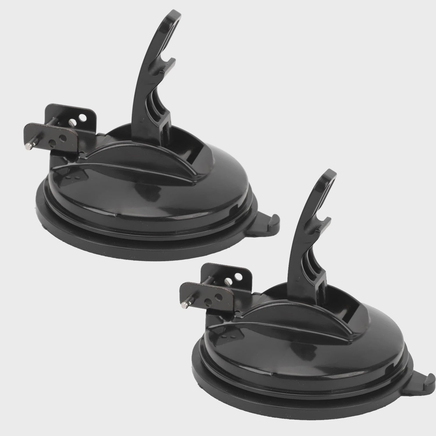 Zware Zuignappen Zwart - Set van 1, 2 of 4 - Voor Luifels, Tentschermen & Camper