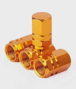 Set Aluminium Ventieldopjes - Universeel voor Auto, Motor, Fiets - Stof- en Waterdicht