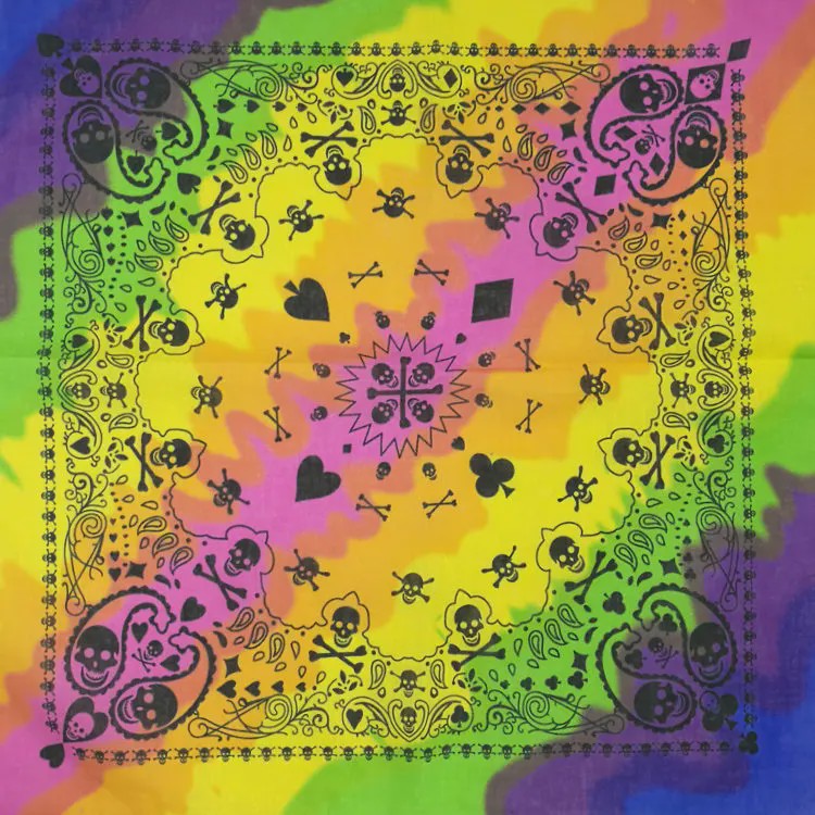 Skull Bandana Katoen - Hip Hop Stijl Hoofddoek & Accessoire