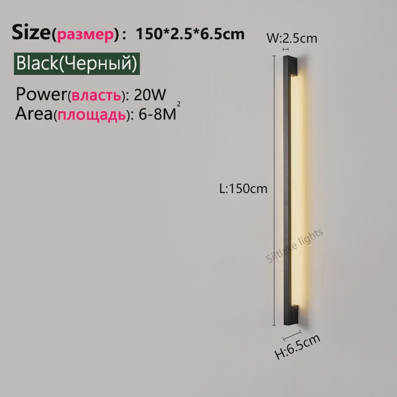 Moderne Scandinavische LED Wandlamp - Stijlvolle Verlichting voor Woonkamer & Slaapkamer
