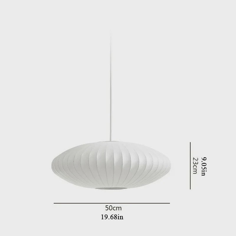 Wabi-Sabi Plafondlamp Zijde - Moderne Hanglamp voor Woonkamer & Restaurant