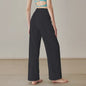 Dames Comfortabele Yogabroek met Hoge Taille en Zakken - Nake-Feeling Stretch Loungebroek voor Sport & Vrije Tijd