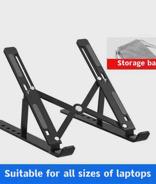 Verstelbare Aluminium Laptopstandaard - Ergonomisch & Koelend