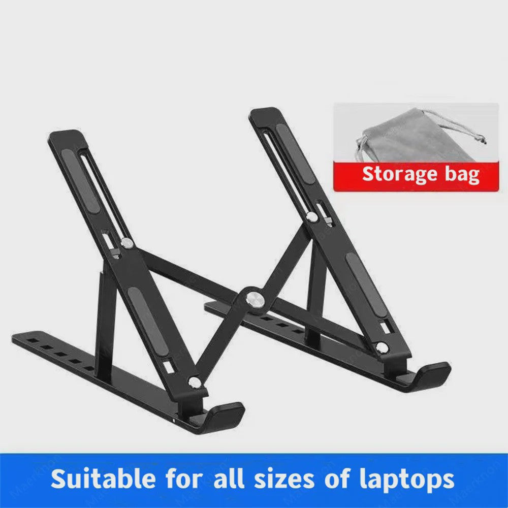 Verstelbare Aluminium Laptopstandaard - Ergonomisch & Koelend