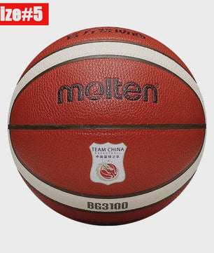 Molten BG3100 Basketbal: Officiële Maat 7, 6, 5 | PU Leer | Indoor & Outdoor Gebruik