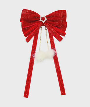 Minnie Mouse Jurk Meisjes Rood Polka Dot met Grote Pailletten Strik - Feestjurk