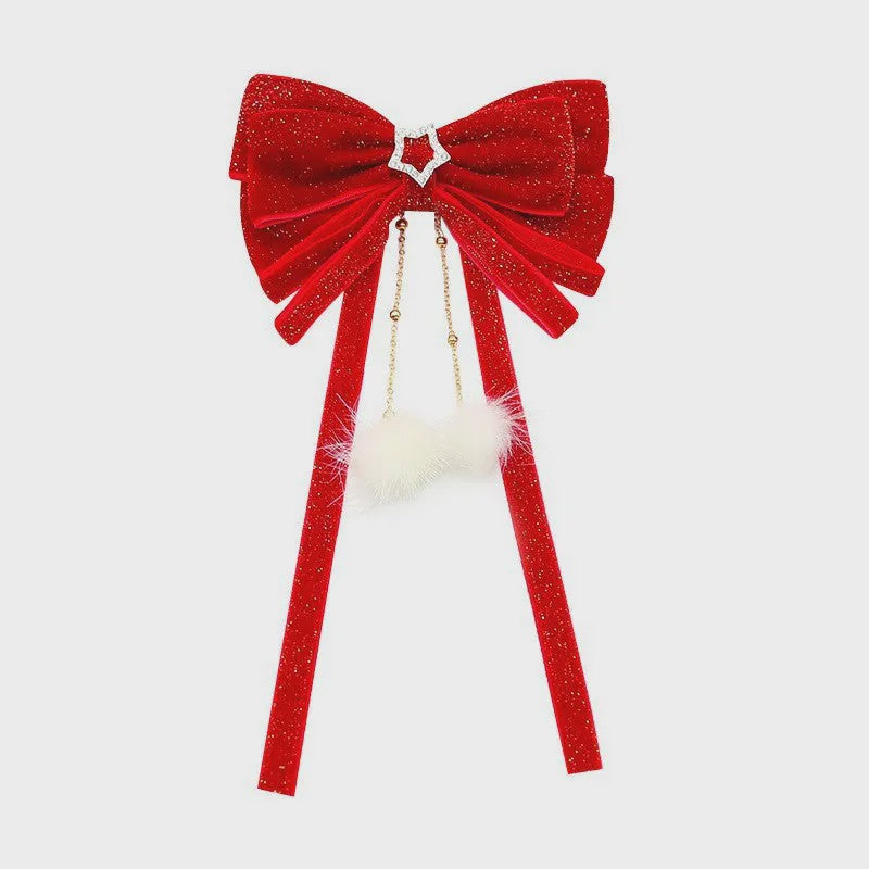 Minnie Mouse Jurk Meisjes Rood Polka Dot met Grote Pailletten Strik - Feestjurk