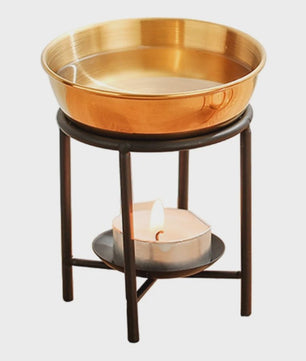 Essentiële Olie Brander Stand met Roestvrijstalen Kom voor Langdurige Geur