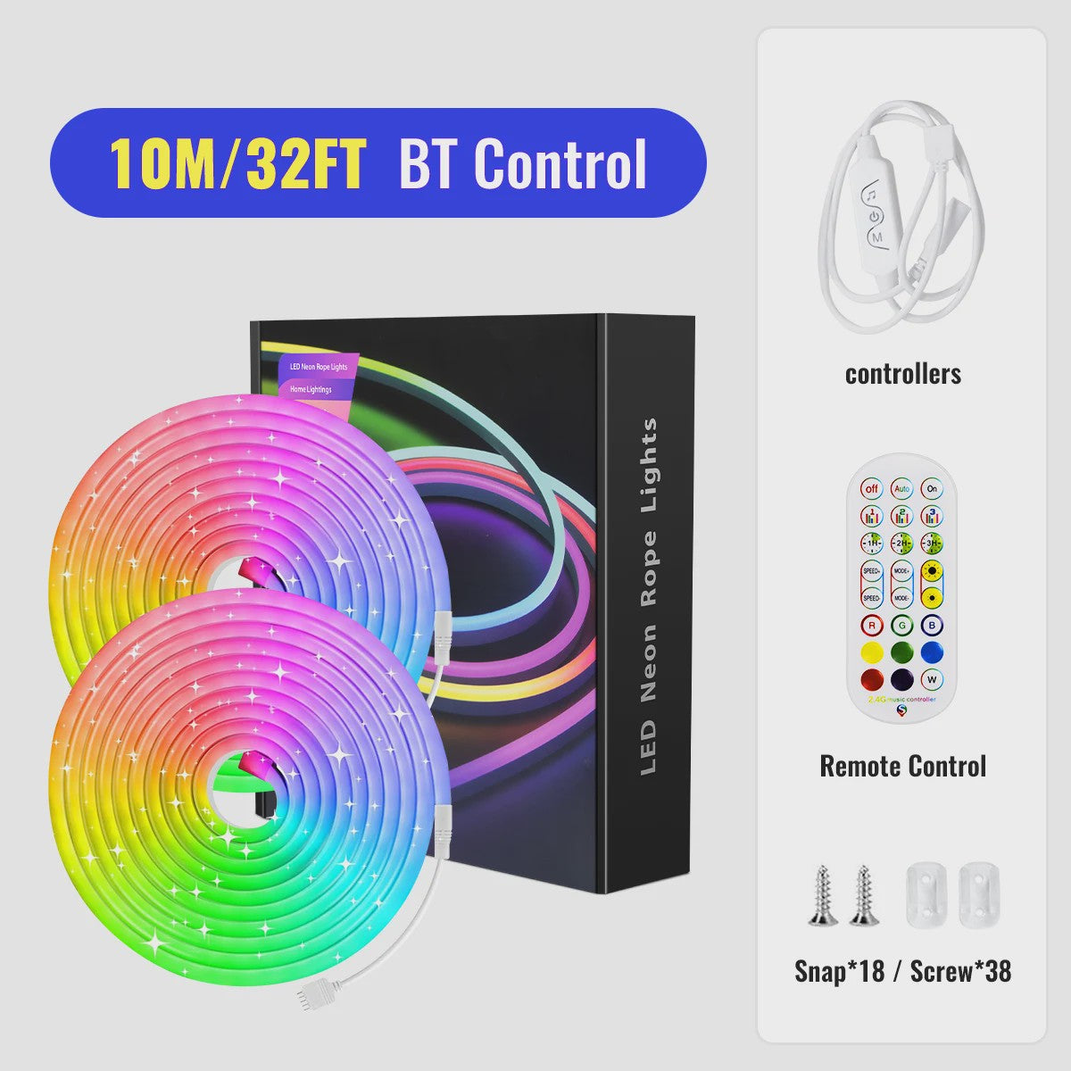 RGB LED Neon Strip Waterdicht met APP & Afstandsbediening - Slimme WIFI & Alexa Compatibel