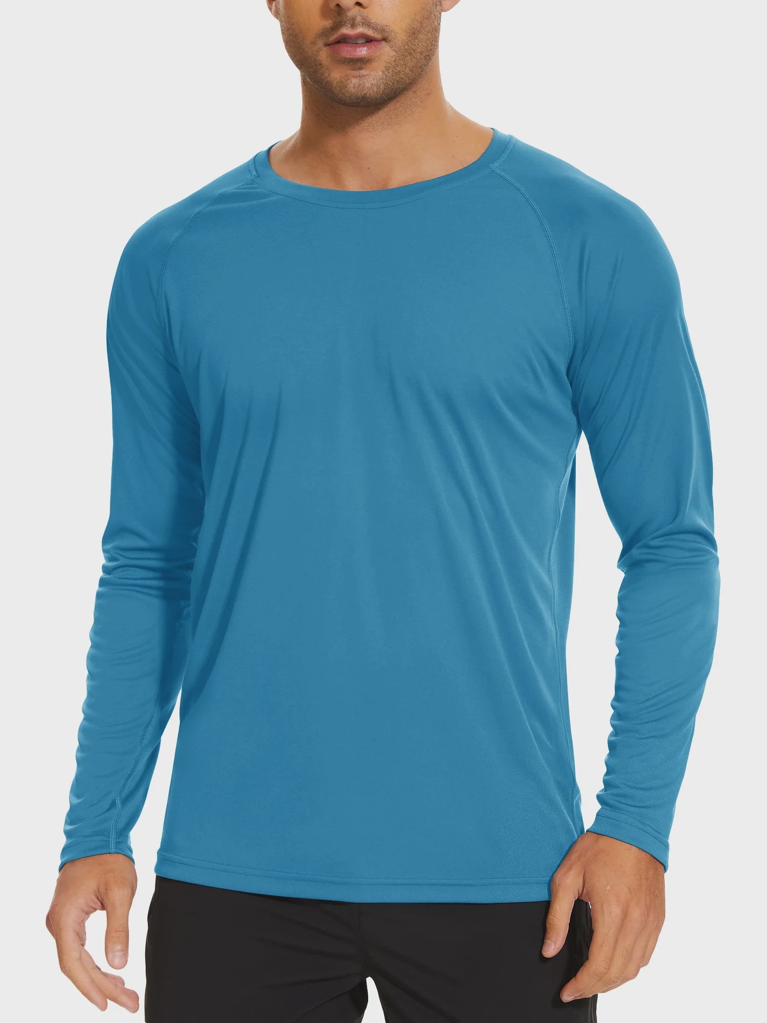 TACVASEN Heren UV-Bescherming T-shirt Lange Mouw - UPF 50+ Sneldrogend & Ademend