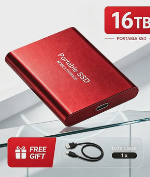 Snelle Externe SSD 1TB/2TB USB 3.1 - Compacte Mobiele Opslag voor PC & Mac