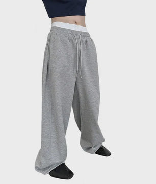 Herfst/Winter Heren Broek - Losse Pasvorm, Elastische Tailleband & Zakken