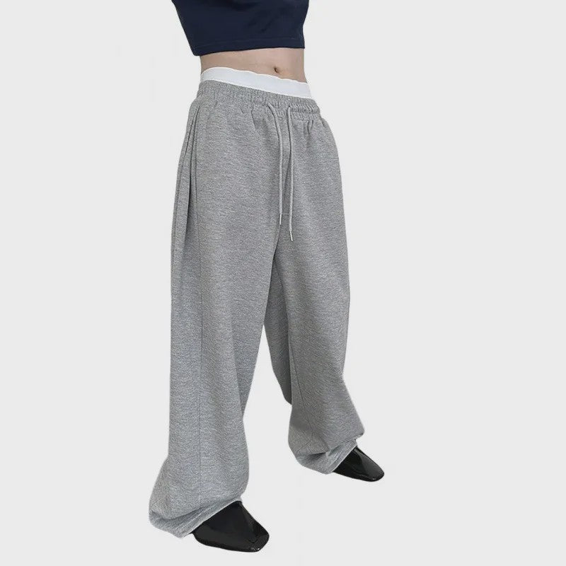Herfst/Winter Heren Broek - Losse Pasvorm, Elastische Tailleband & Zakken