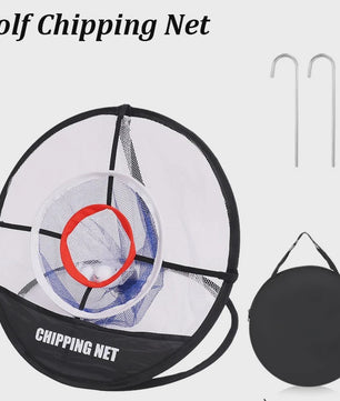 Pop-Up Golf Chipping Net met Oefenmat - Draagbaar & Opvouwbaar voor Perfecte Swing Oefening
