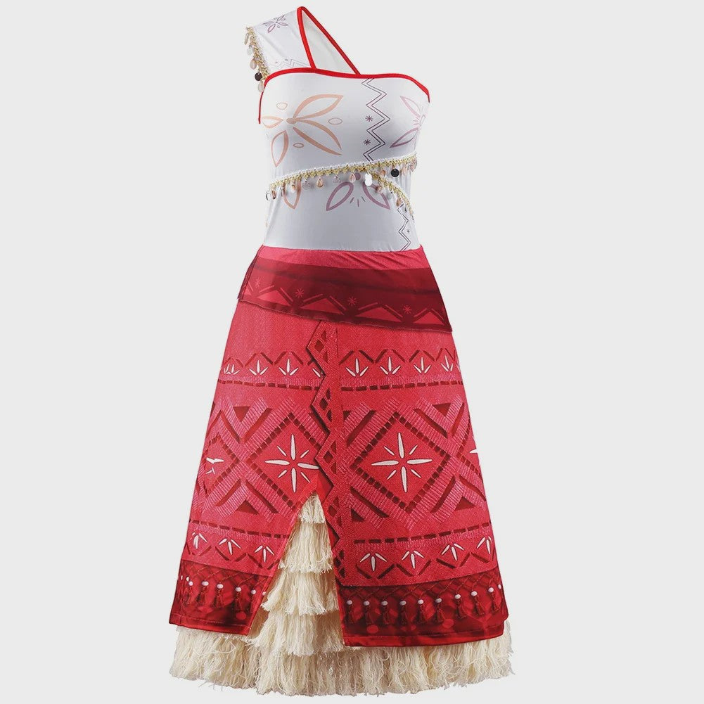 Moana Kostuum Jurk Dames - Ocean Adventure Cosplay Outfit