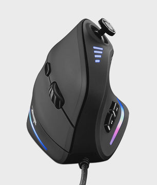 ZELOTES C18 Verticale Ergonomische Gaming Muis - 10000 DPI, RGB, Programmeerbaar