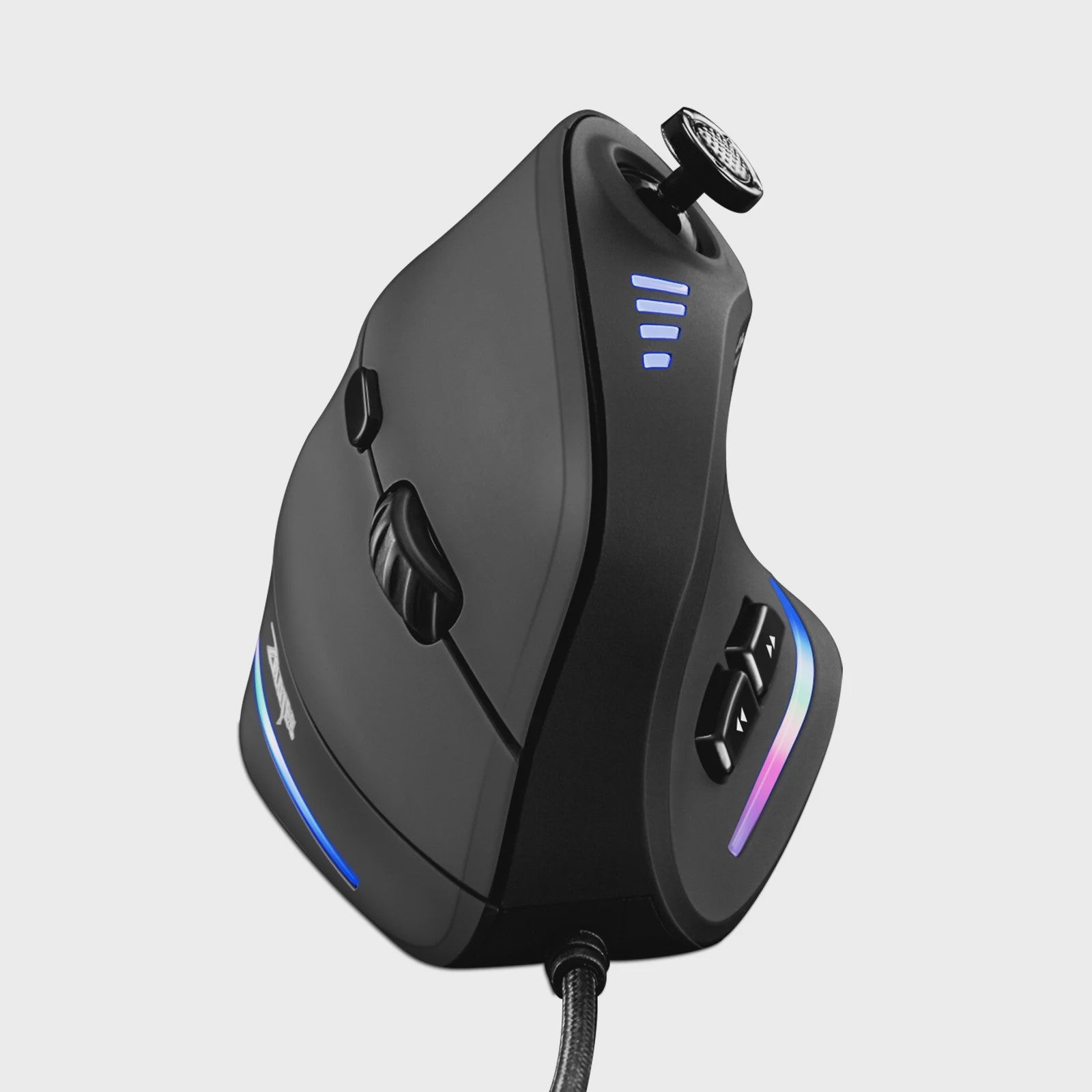 ZELOTES C18 Verticale Ergonomische Gaming Muis - 10000 DPI, RGB, Programmeerbaar