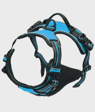 Verstelbaar Anti-Trek Hondentuig met Borstclip & Handvat - Comfortabel & Reflecterend