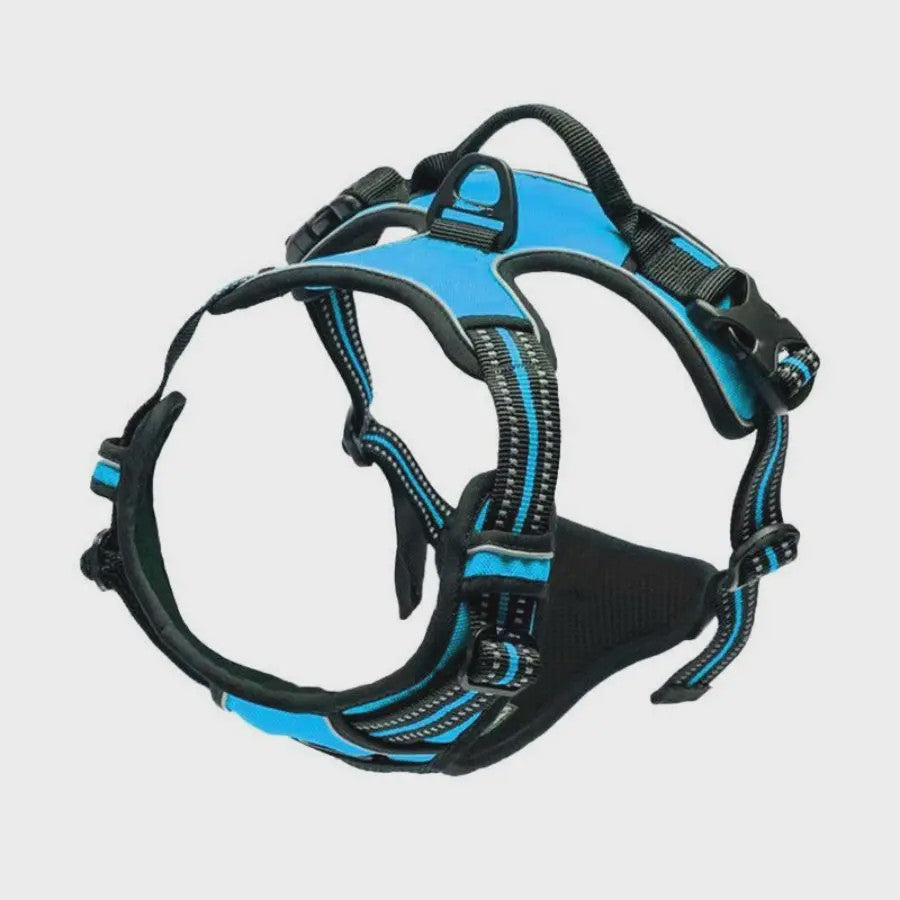 Verstelbaar Anti-Trek Hondentuig met Borstclip & Handvat - Comfortabel & Reflecterend