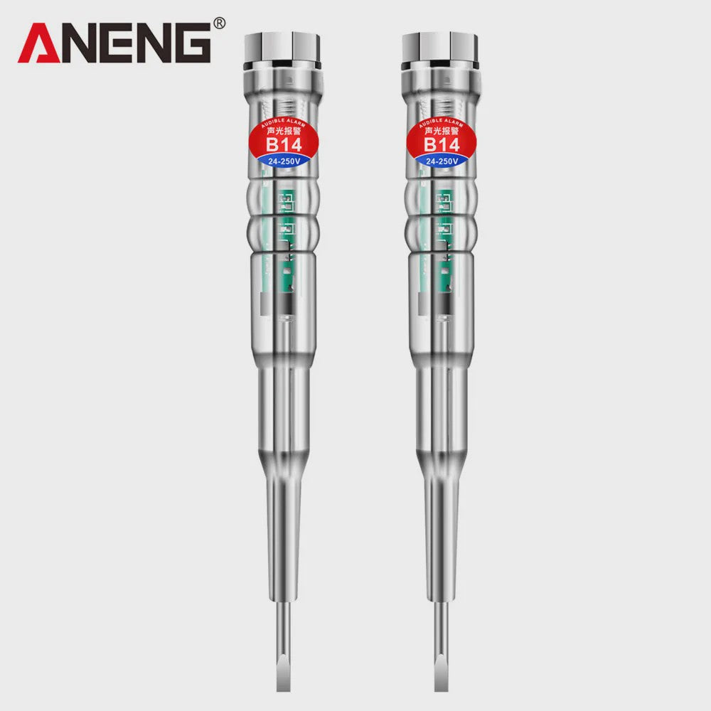 ANENG B14 Spanningsmeter Testpen Schroevendraaier 24-250V met Geluid & Licht Alarm