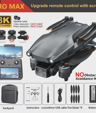 L600 Pro MAX Drone: 8K Camera, 3-Assige Gimbal, GPS & 360° Obstakelvermijding