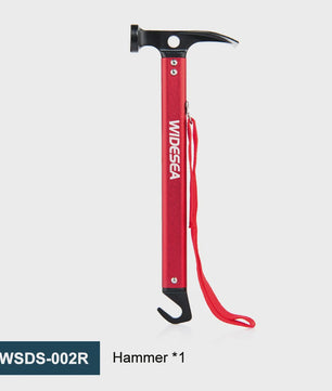 Widesea Aluminium Hamer - Sterk, Lichtgewicht & Multifunctioneel voor Kamperen en Outdoor