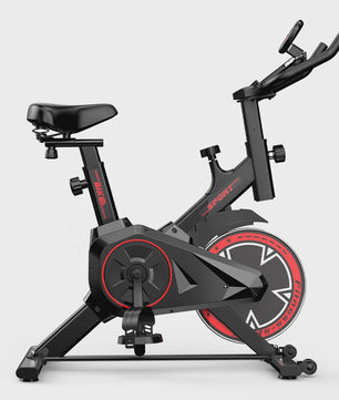 Indoor Hometrainer met 10kg Vliegwiel, Stille Riem Aandrijving en LCD Display