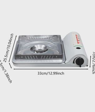 Draagbare Gasbrander 3500W - Compacte Camping Kooktoestel voor Buiten BBQ & Noodgevallen